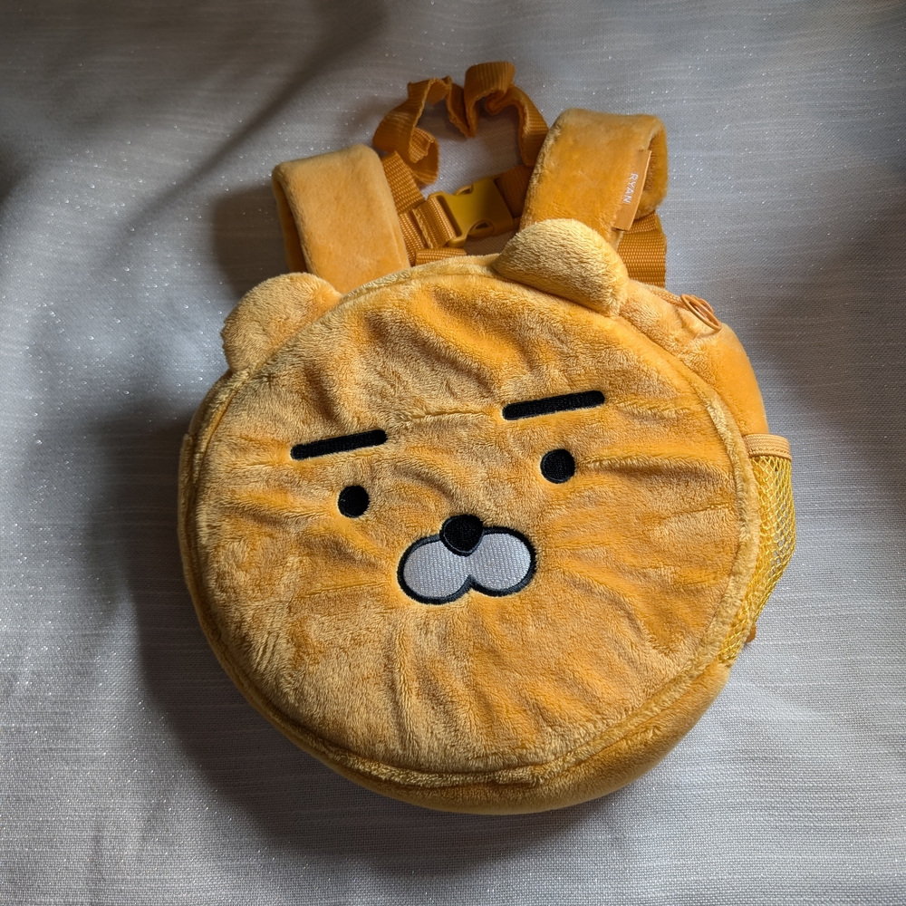 KAKAO Friends Ryan the Lion Little Kid Toddler Plush Bag‎ Backpack with Harness
